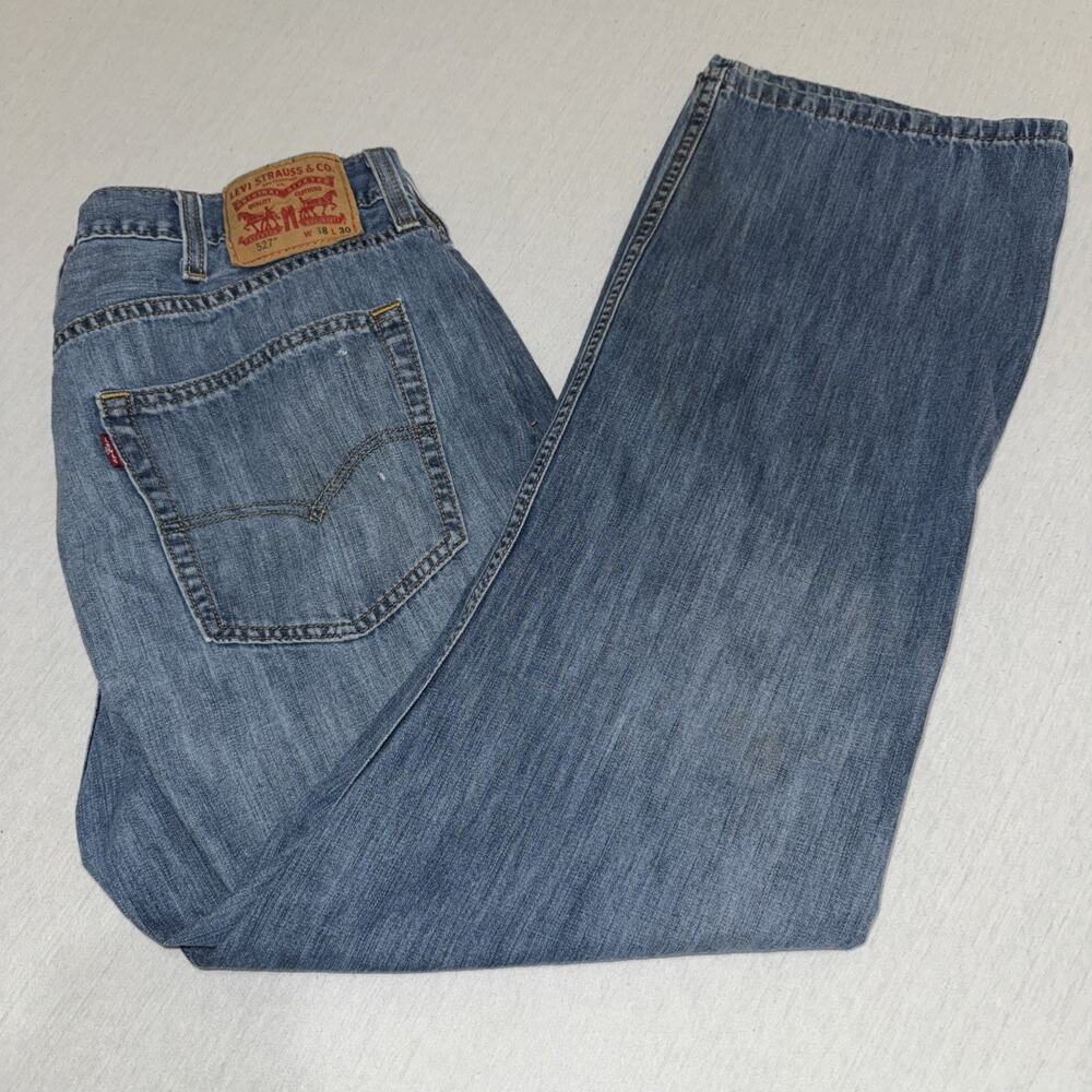 Levis 527 Low Boot Cut Jeans Mens 38x30 Denim Pants Cowboy Western
